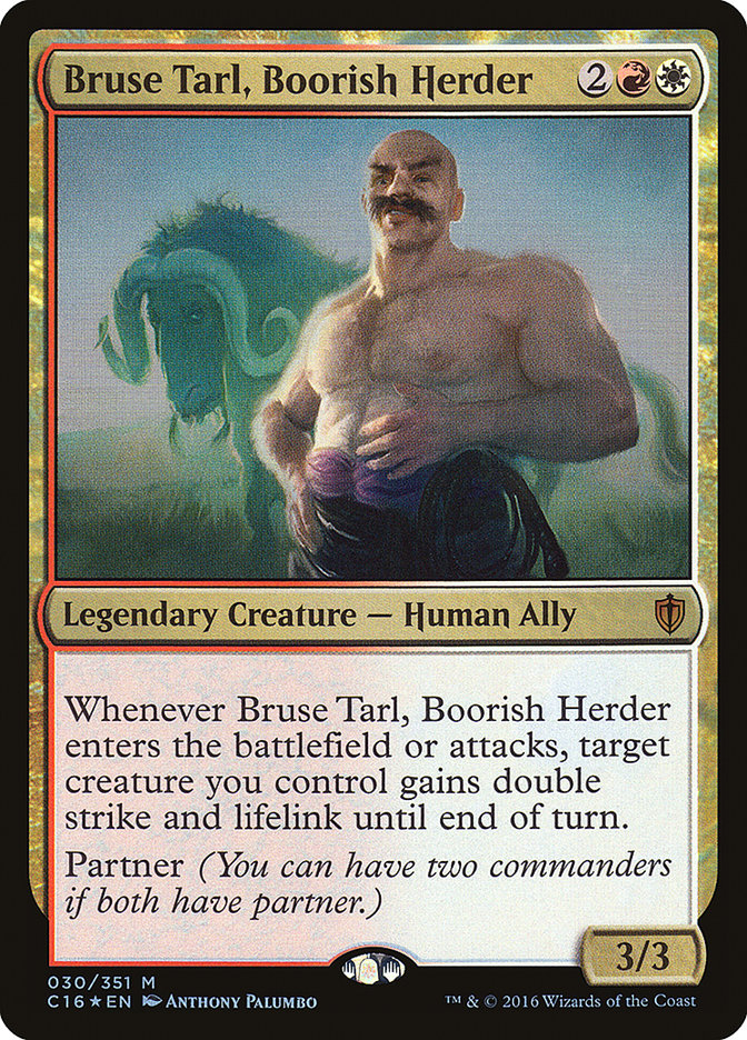 Bruse Tarl, Boorish Herder [Commander 2016], MTG Single - Gamers Grove