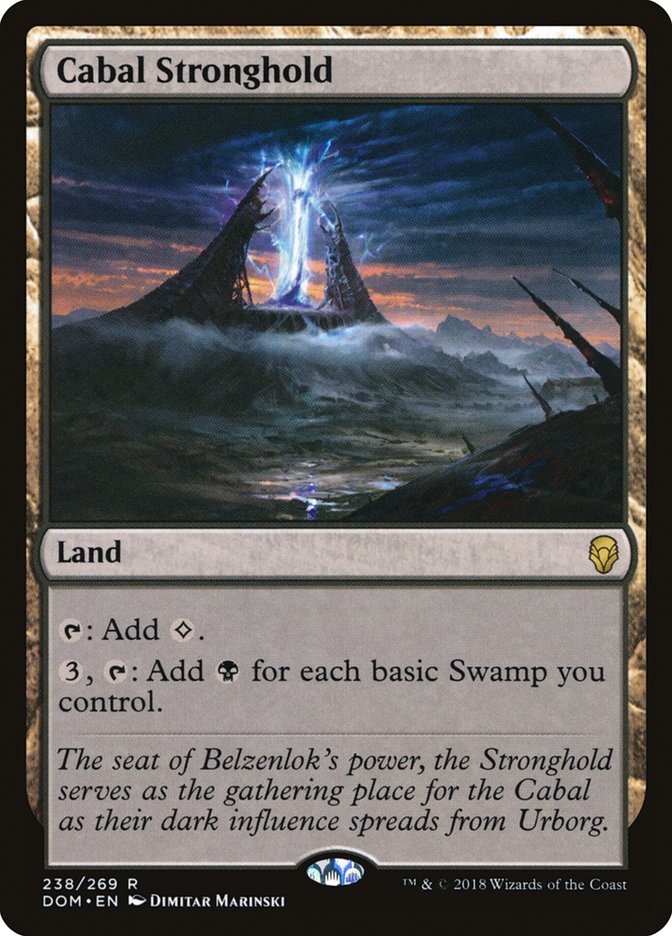 Cabal Stronghold [Dominaria], MTG Single - Gamers Grove