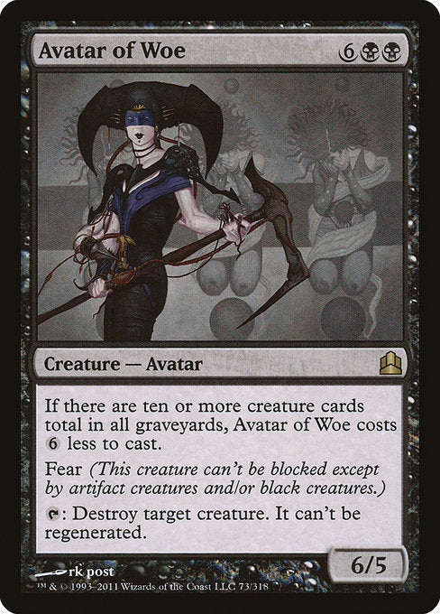 Avatar of Woe [Commander 2011], MTG Single - Gamers Grove