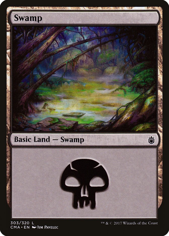 Swamp (303) [Commander Anthology], MTG Single - Gamers Grove