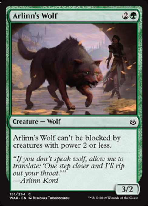 Arlinn's Wolf [War of the Spark]