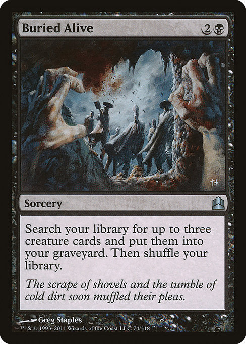 Buried Alive [Commander 2011], MTG Single - Gamers Grove