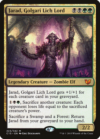 Jarad, Golgari Lich Lord [Commander 2015], MTG Single - Gamers Grove