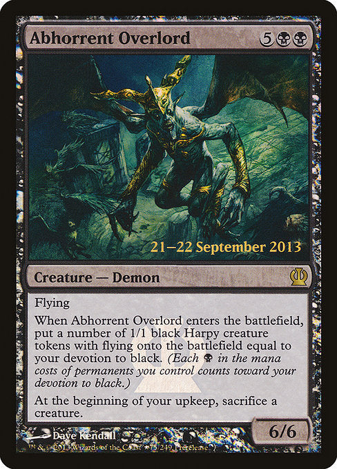 Abhorrent Overlord [Theros Promos]