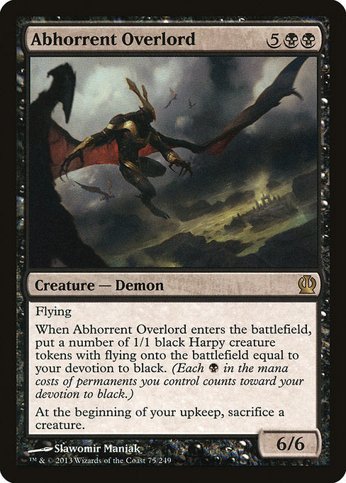Abhorrent Overlord [Theros], MTG Single - Gamers Grove
