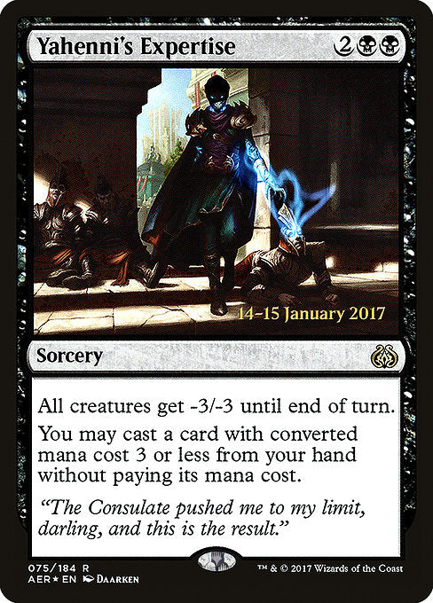 Yahenni's Expertise [Aether Revolt Promos], MTG Single - Gamers Grove
