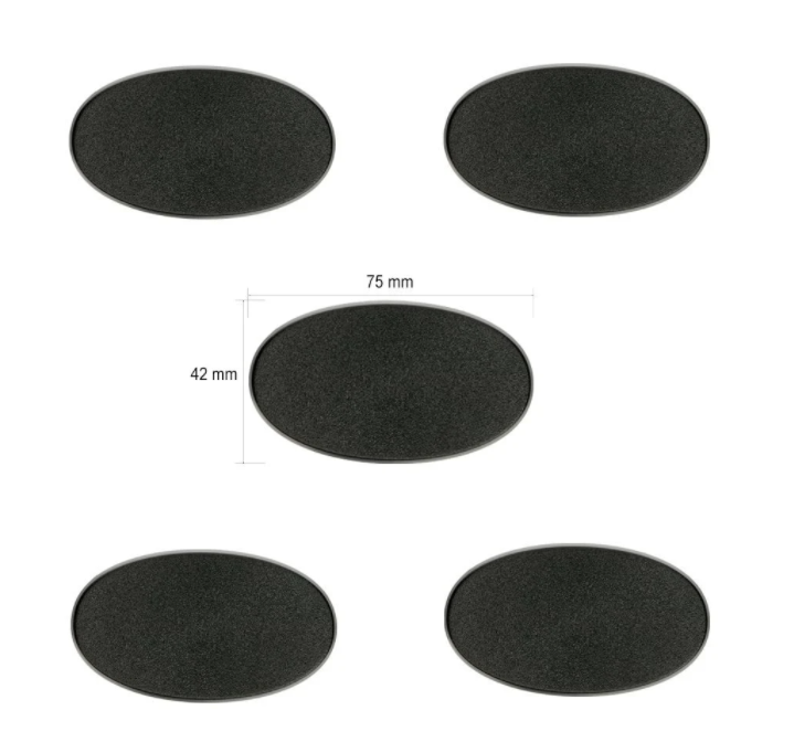 Citadel 75x42mm Oval Bases