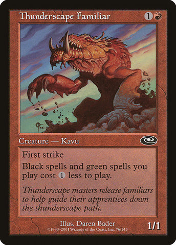 Thunderscape Familiar [Planeshift], MTG Single - Gamers Grove