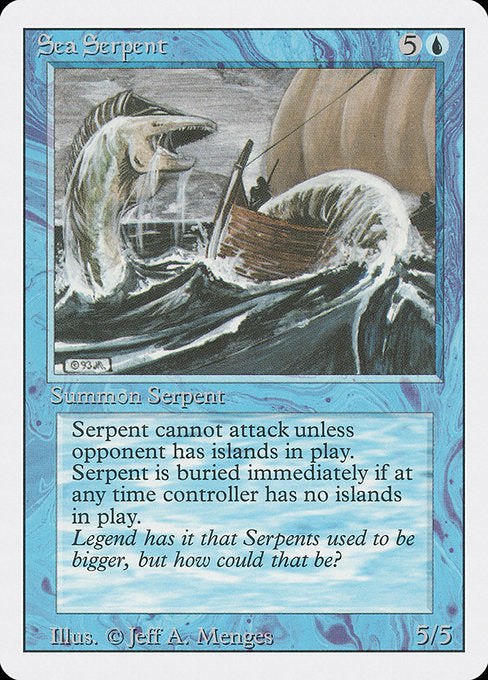 Sea Serpent [Revised Edition], MTG Single - Gamers Grove