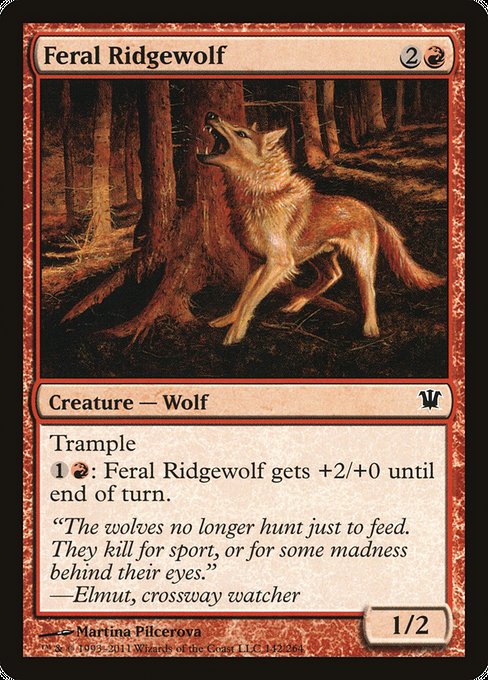 Feral Ridgewolf [Innistrad]