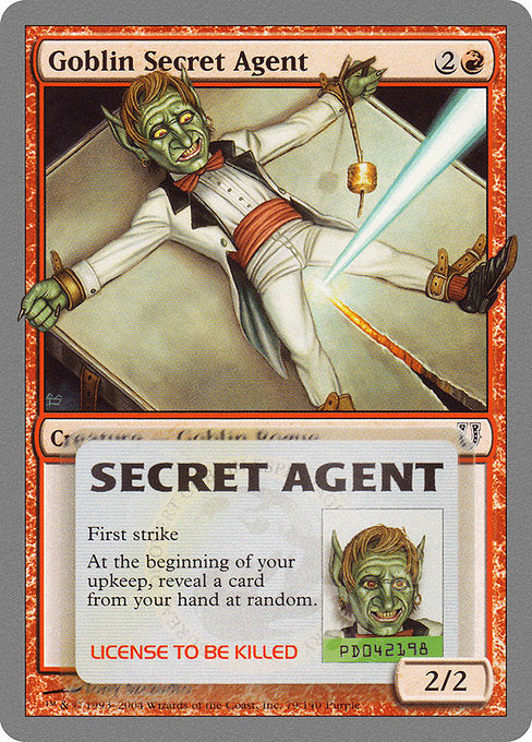 Goblin Secret Agent [Unhinged], MTG Single - Gamers Grove