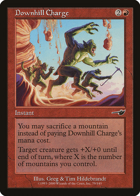 Downhill Charge [Nemesis], MTG Single - Gamers Grove