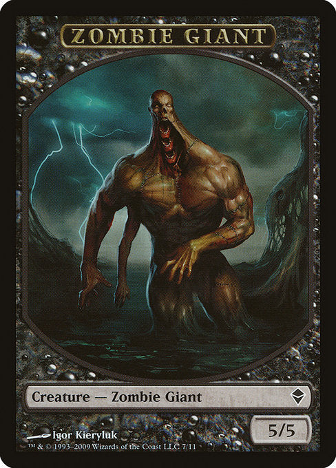 Zombie Giant [Zendikar Tokens], MTG Single - Gamers Grove