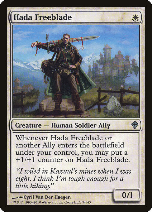 Hada Freeblade [Worldwake], MTG Single - Gamers Grove