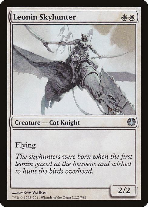 Leonin Skyhunter [Duel Decks: Knights vs. Dragons], MTG Single - Gamers Grove