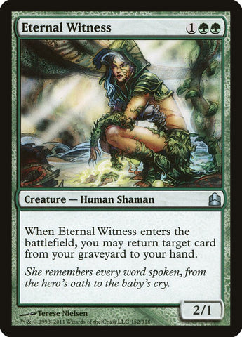 Eternal Witness [Commander 2011], MTG Single - Gamers Grove