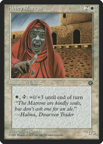 Abbey Matron (Halina Flavor Text) [Homelands], MTG Single - Gamers Grove