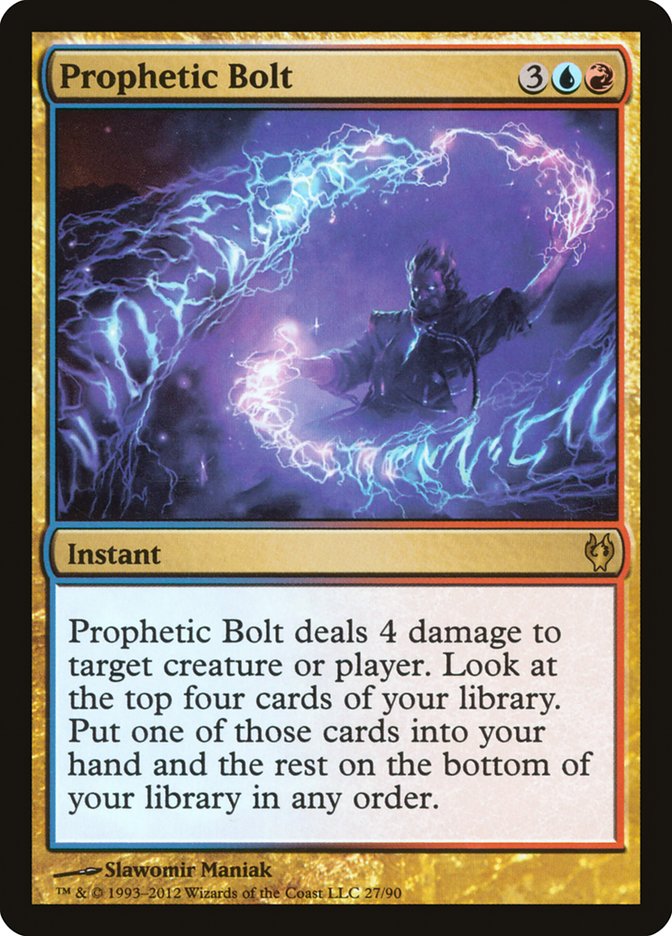 Prophetic Bolt [Duel Decks: Izzet vs. Golgari], MTG Single - Gamers Grove