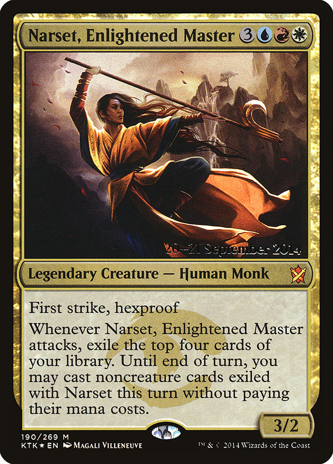 Narset, Enlightened Master  [Khans of Tarkir Prerelease Promos], MTG Single - Gamers Grove