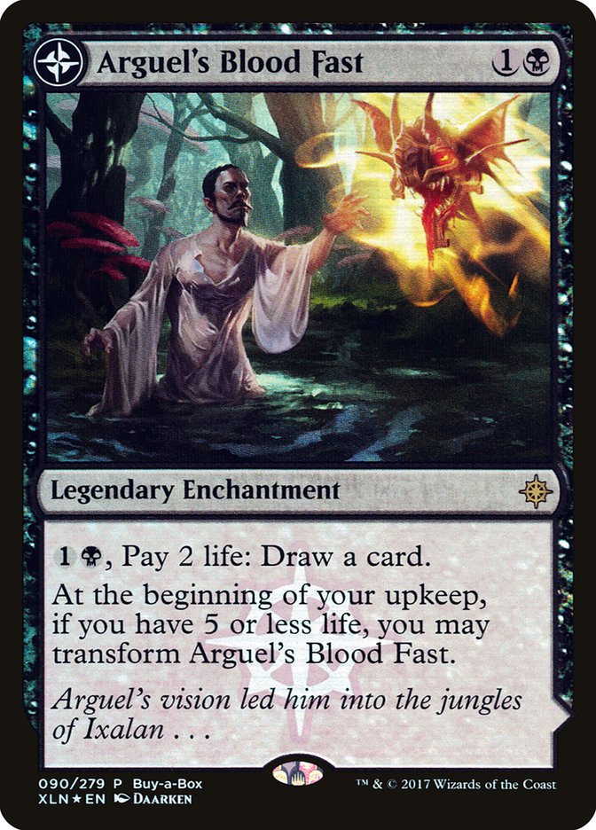 Arguel's Blood Fast // Temple of Aclazotz (Buy-A-Box) [Ixalan Treasure Chest], MTG Single - Gamers Grove