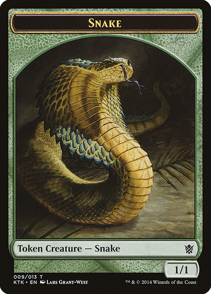 Snake [Khans of Tarkir Tokens], MTG Single - Gamers Grove
