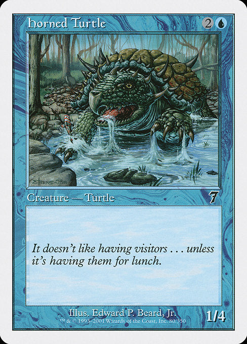 Horned Turtle [Seventh Edition], MTG Single - Gamers Grove