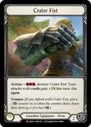 Crater Fist [CRU025] 1st Edition Cold Foil