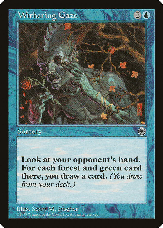 Withering Gaze [Portal], MTG Single - Gamers Grove