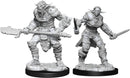 D&D Nolzur`s Marvelous Miniatures: Bugbear Barbarian Male & Bugbear Rogue Female