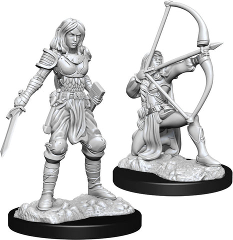 Pathfinder Deep Cuts Miniatures: Human Fighter Female