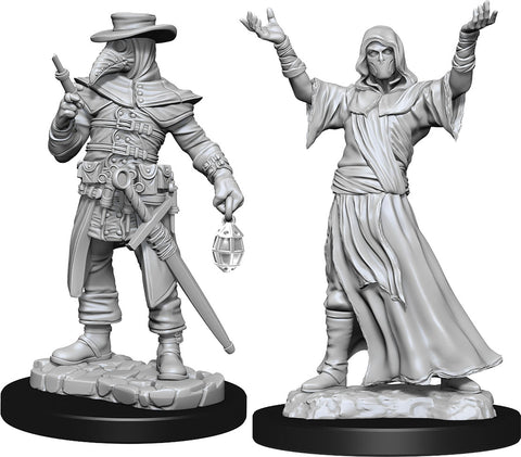 WizKids Deep Cuts Miniatures: Plague Doctory & Cultist