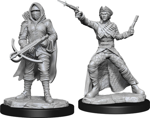 WizKids Deep Cuts Miniatures: Bounty Hunter & Outlaw