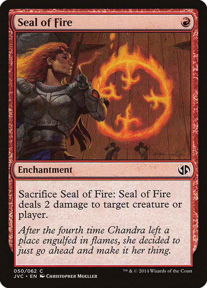 Seal of Fire [Duel Decks Anthology], MTG Single - Gamers Grove