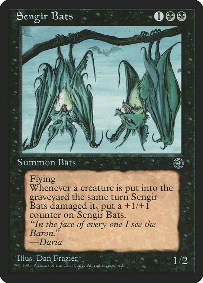 Sengir Bats (Daria Flavor Text) [Homelands], MTG Single - Gamers Grove