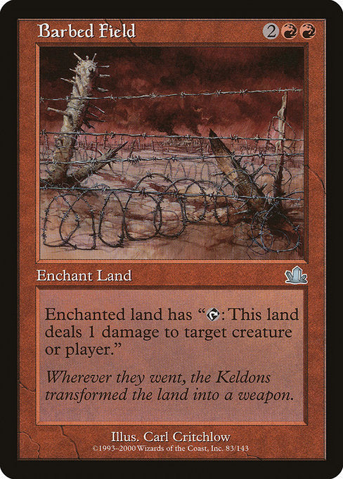 Barbed Field [Prophecy], MTG Single - Gamers Grove