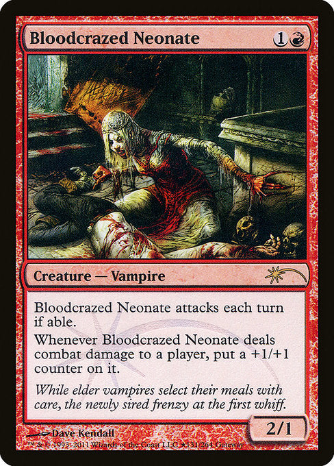 Bloodcrazed Neonate [Wizards Play Network 2011], MTG Single - Gamers Grove