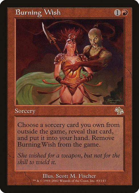 Burning Wish [Judgment], MTG Single - Gamers Grove