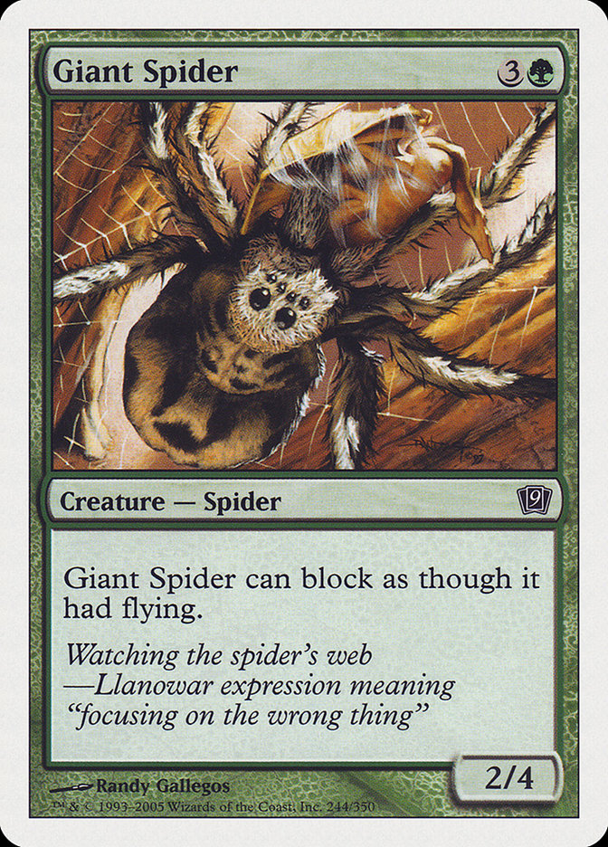Giant Spider [Ninth Edition], MTG Single - Gamers Grove