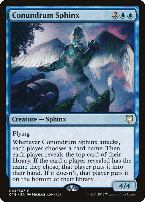 Conundrum Sphinx [Commander 2018], MTG Single - Gamers Grove