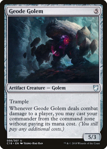 Geode Golem [Commander 2018], MTG Single - Gamers Grove