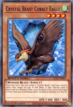 Crystal Beast Cobalt Eagle [SGX1-ENF07] Common