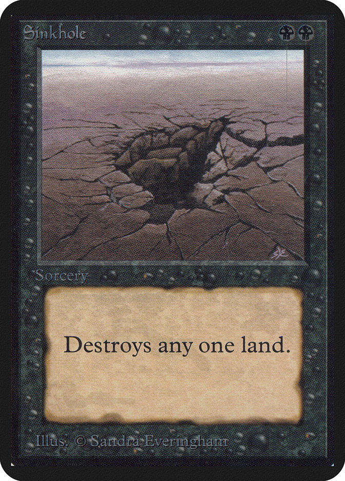 Sinkhole [Limited Edition Alpha], MTG Single - Gamers Grove