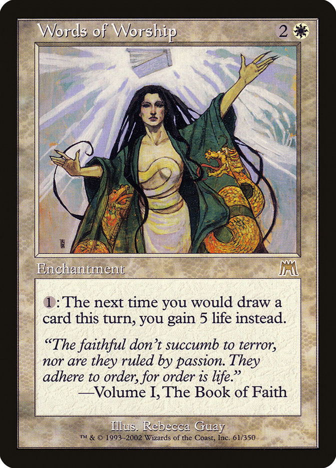 Words of Worship [Onslaught], MTG Single - Gamers Grove