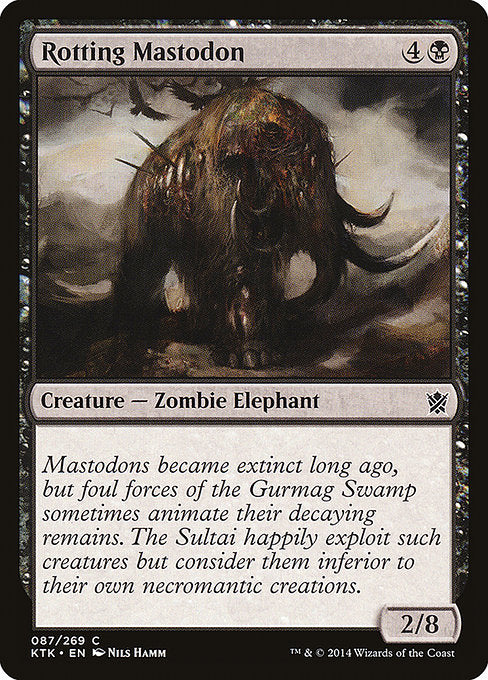 Rotting Mastodon [Khans of Tarkir], MTG Single - Gamers Grove