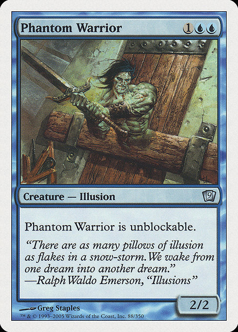 Phantom Warrior [Ninth Edition], MTG Single - Gamers Grove