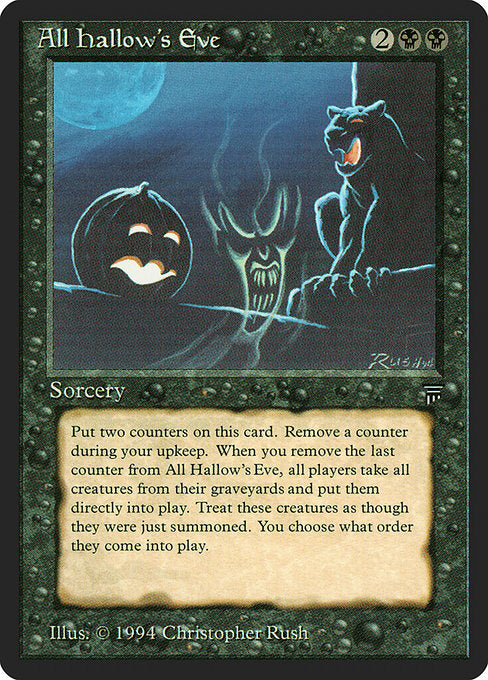 All Hallow's Eve [Legends], MTG Single - Gamers Grove