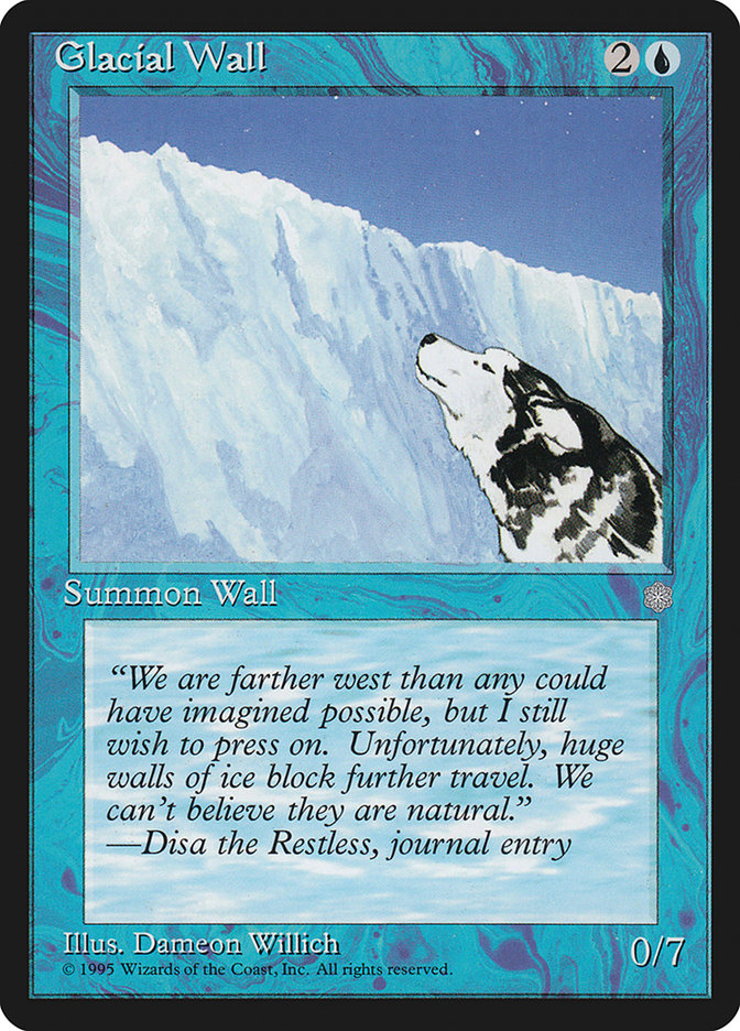 Glacial Wall [Ice Age], MTG Single - Gamers Grove