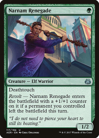 Narnam Renegade [Aether Revolt], MTG Single - Gamers Grove
