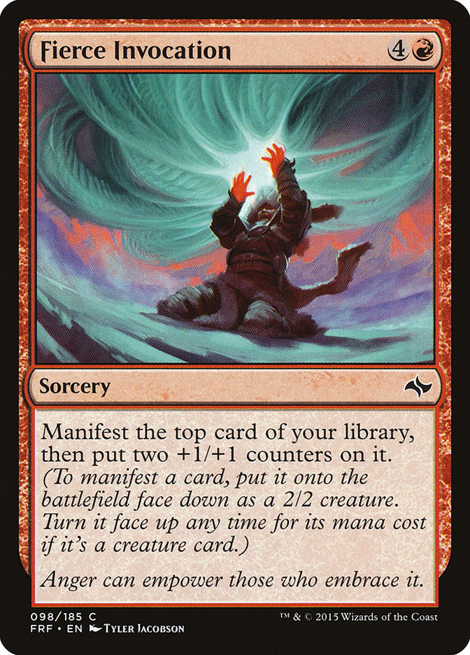 Fierce Invocation [Fate Reforged], MTG Single - Gamers Grove