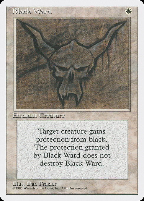 Black Ward [Fourth Edition], MTG Single - Gamers Grove